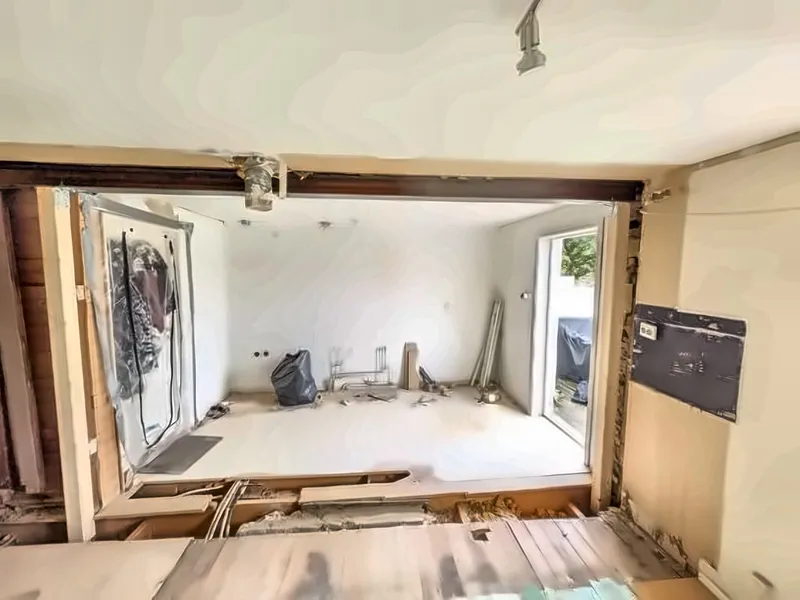 Balk och pelare på plats